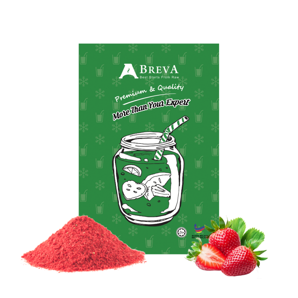 Breva Strawberry Powder 1.0Kg Golden Choice Marketing Sdn. Bhd.