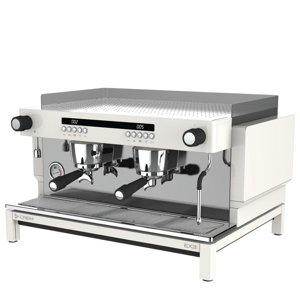 Crem EX3 Maxi Control 2GLR Espresso Coffee Machine White Golden Choice Marketing Sdn. Bhd.