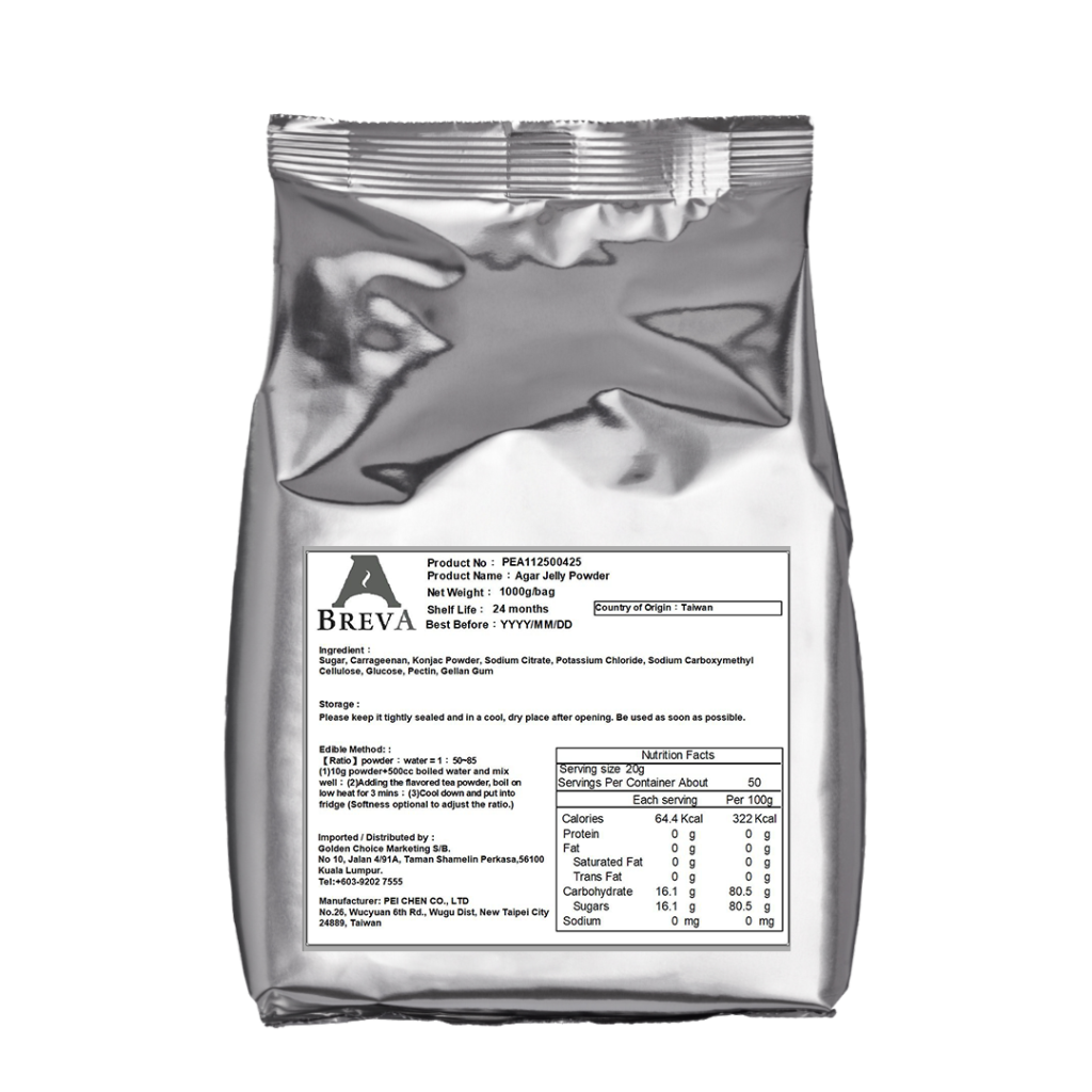 BrevA Agar Jelly Powder Golden Choice Marketing Sdn. Bhd.
