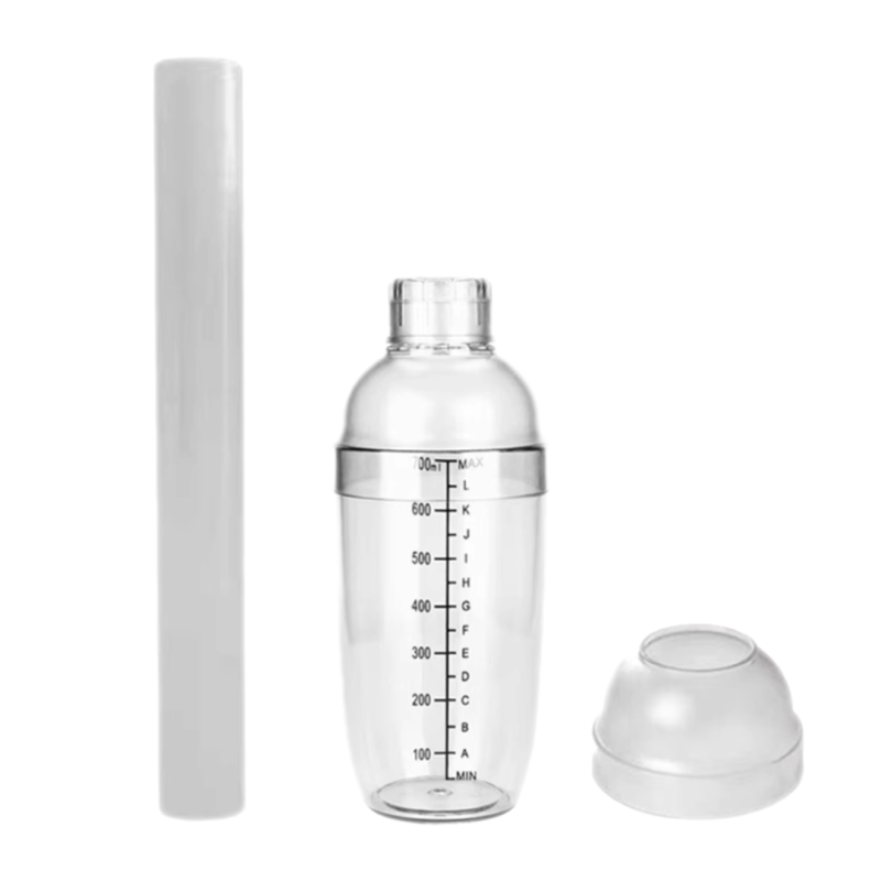 Plastic Shaker Cup 700ML With 35CM Stick Golden Choice Marketing