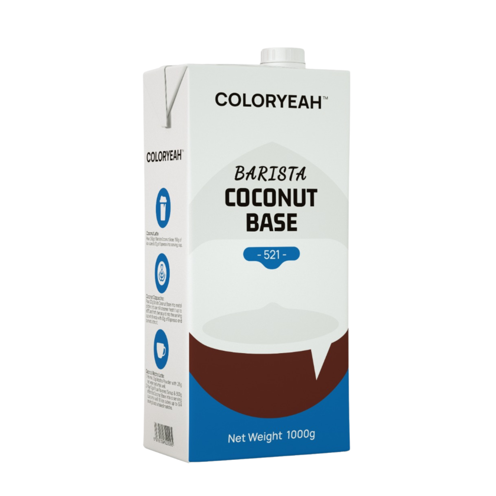 Coloryeah Barista Coconut Milk Base 1L 521 Golden Choice Marketing