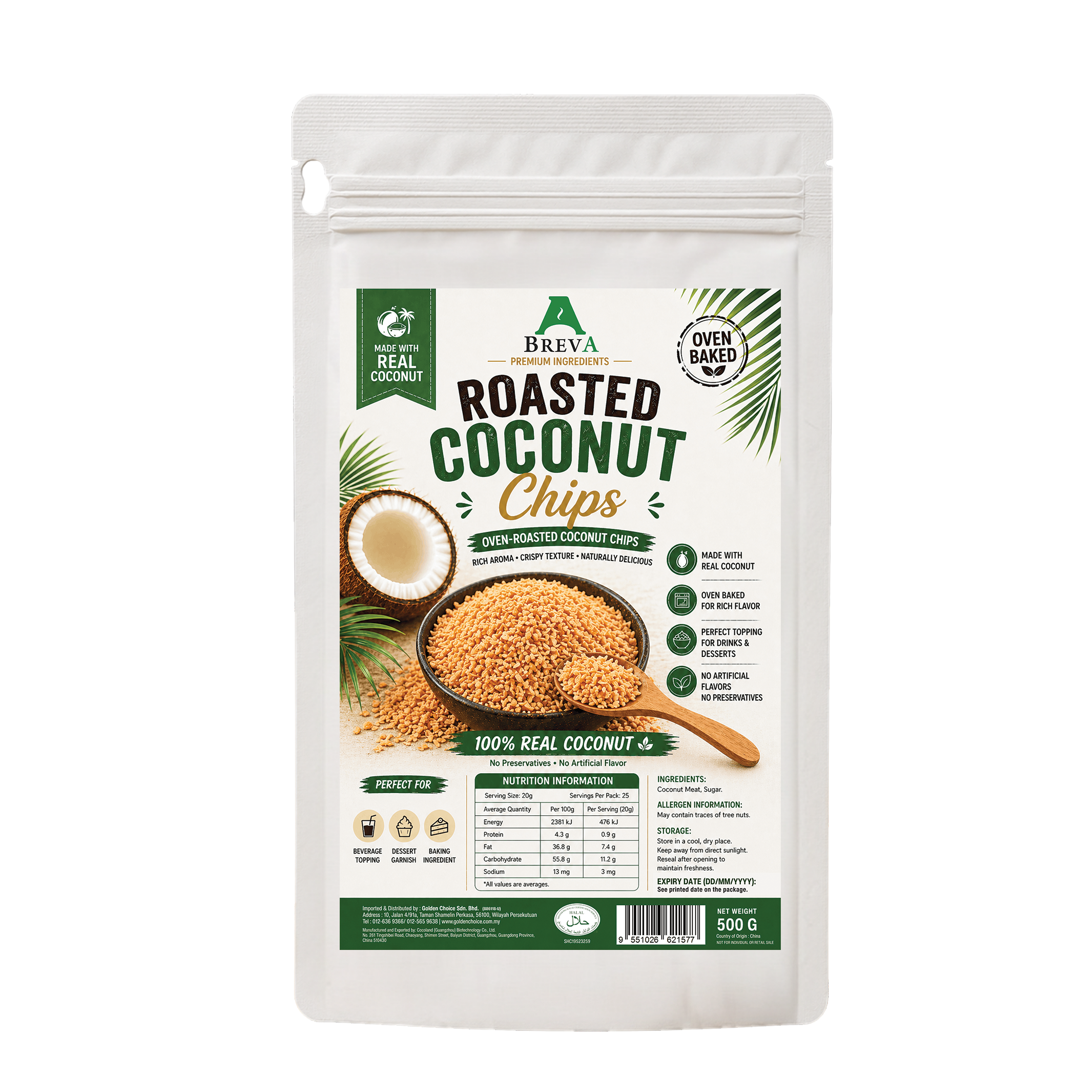 BrevA Coconut Chips Mock Up