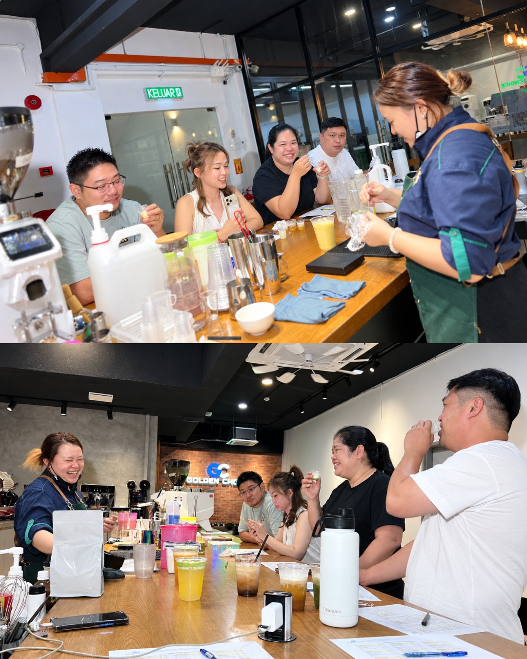 Beverage development solution: Golden Choice drink preparation and tasting session